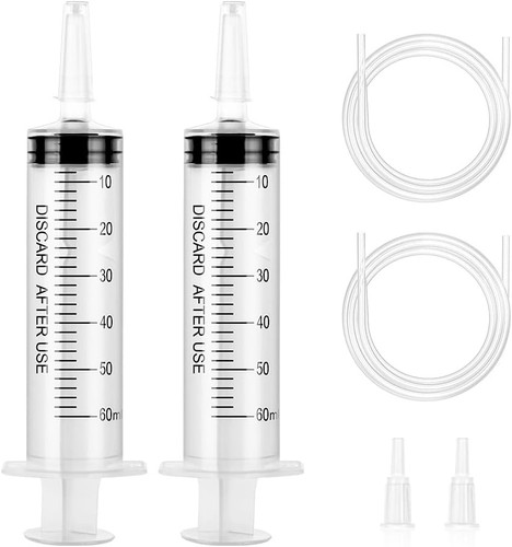 Siringa plastica 2pcs 60ml - di,