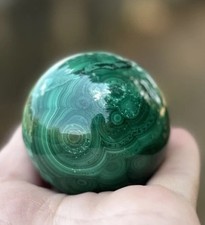 Sfera MALACHITE 4,4 Cm Reiki Cristalli Minerali Wicca  Quarto Chakra
