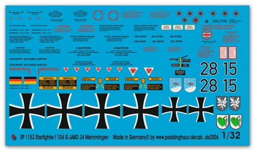 Decalcomanie peddinghaus 32 - peddinghaus, 1/32