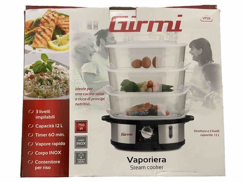 Vaporiera elettrica vp26 - vaporiera, girmi