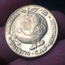 Medaglia Azzurri Campioni del Mondo - Mondiali 1982 Gettone Autolinee CAP