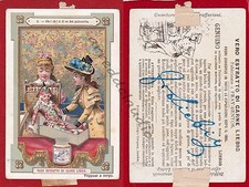 LIEBIG FIGURINE PULCINELLA IL REGALO DELLA NONNA -ITA- 1892 FIGURINA 2/B S. 359 