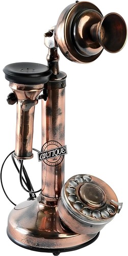 Rotary dial candlestick phone - rotary,