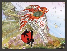 Poster Stampa Wall Art Okami HD Playstation 2 PS2 Nintendo Wii PC DS PS4 Gioco (B)