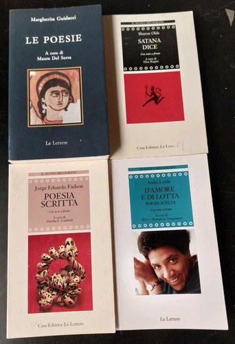 Lotto libri poesie lettere - le,