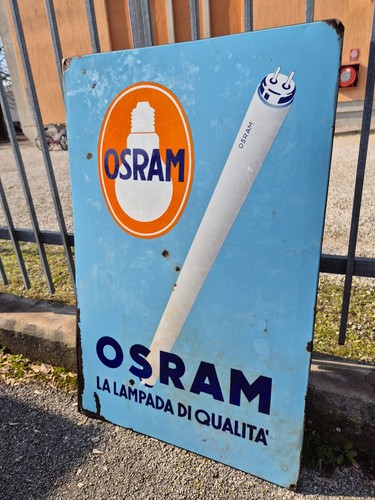 Rara targa pubblicitaria