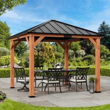 Cedar Framed Wood Gazebo
