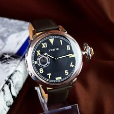 Orologio da polso uomo svizzero ZENITH orologio da matrimonio vintage stile militare revisionato