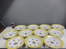 11 x Zuppiere modello Digoin Sarreguemines GRAZIELLA - Francia - 24 cm