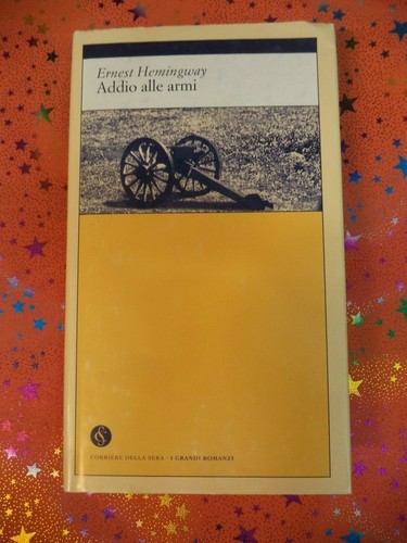 Book libro addio alle armi - book,
