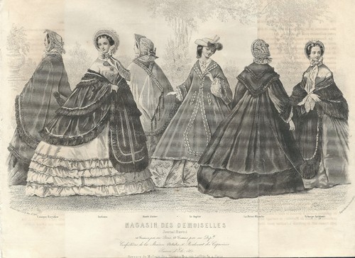Stampa antica moda francese - antica,