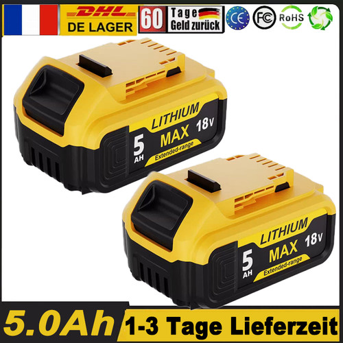 Pour batterie dewalt 18v - 2x,