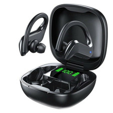 AURICOLARI BLUETOOTH SPORT QUALITA AUDIO PREMIUM CUFFIA CON CUSTODIA RICARICA