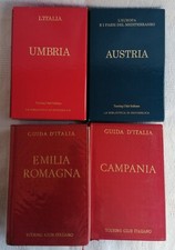 ✅ GUIDE ROSSE TOURING CLUB 4 VOLUMI vendita in blocco
