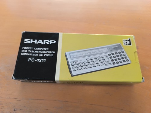 Sharp 1211 pocket computer - sharp,