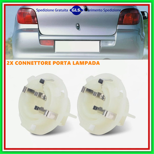 Connettori porta lampada - 2x,