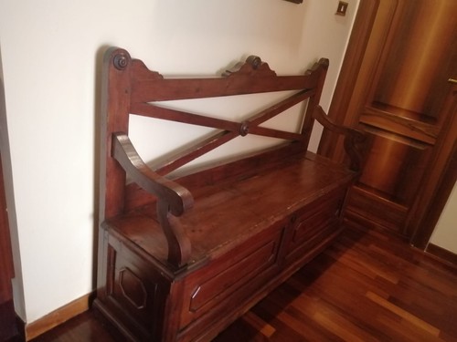 Cassapanca antica legno di - cassapanca,