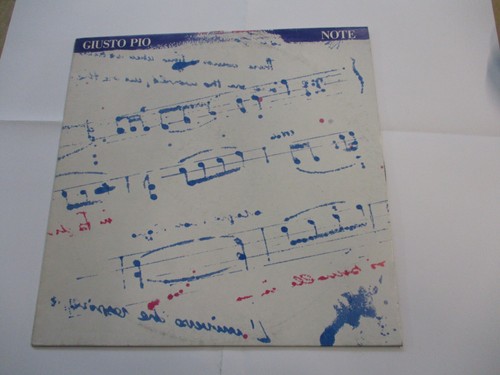Giusto pio note lp vinyl - giusto,