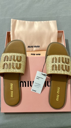 Sandales miu raffia - sandales,