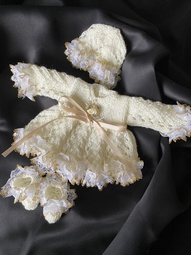 Completo per bambole maglia - in,