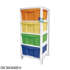 CASSETTIERA COMETA MULTICOLOR