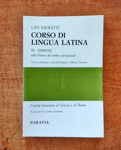 Corso lingua latina iii - corso,