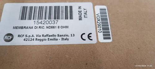 Rcf membrana ricambio per - membrana,