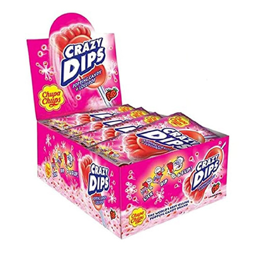 Chupa chups crazy dips fragola - crazy,