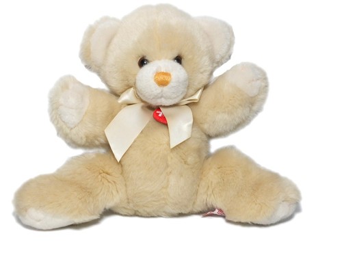 Doudou peluche ours beige - doudou,