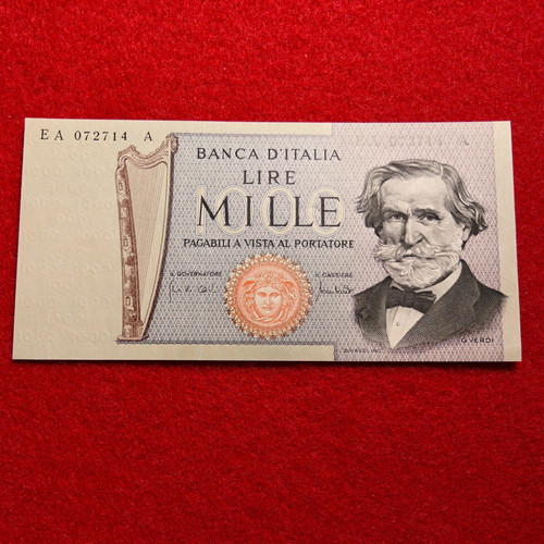 1000 lire verdi tipo - verdi, ii