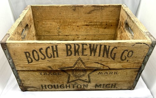 Antica cassa birra bosch - birra,