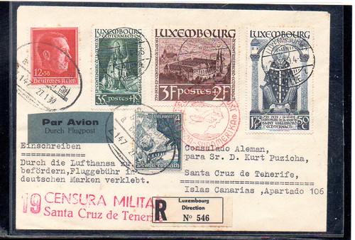 Lussemburgo 1939 a - lussemburgo, 29.1.1939