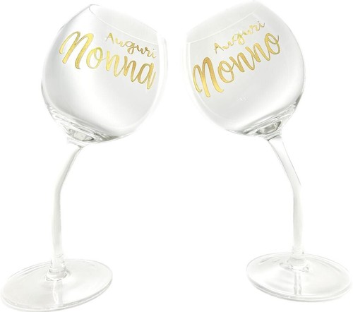 Coppia calici vino con - coppia, da