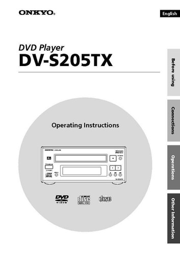 Onkyo s205tx lettore - dv-s205tx, dvd