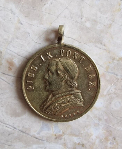 Medaglia religiosa pio - medaglia, pont