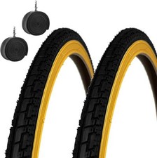 Coppia Copertone 700 X 35 C (28 5/8 1/8) + Camere Nero/Para Per Bici 28" Bike