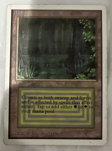 Magic mtg unlimited - magic, bayou