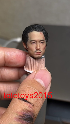 Modellino scultura testa - , uomo
