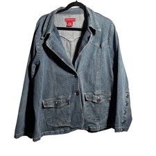 Giacca blazer denim blu