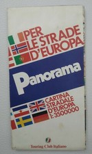 CARTINA STRADALE D'EUROPA 1:3500000 TOURING CLUB ITALIANO - PANORAMA 
