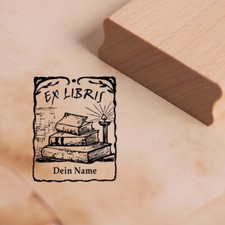 Ex Libris Stempel mit Name -