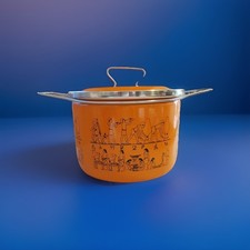 Pentola vintage smaltata, made in italy, pentola smaltata ENAMEL