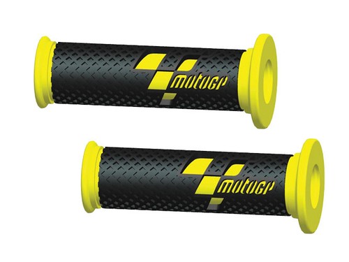 Coppia manopole moto nero - coppia, gp