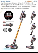 Aspirapolvere Senza Fili AceVac 11 - Aspirazione 45Kpa, Autonomia 65 Min, Design Touch Screen