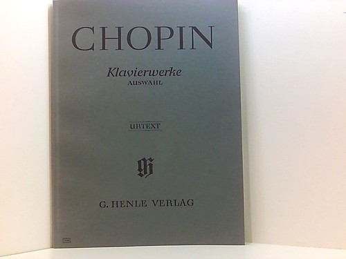 Chopin klavierwerke auswahl - chopin,