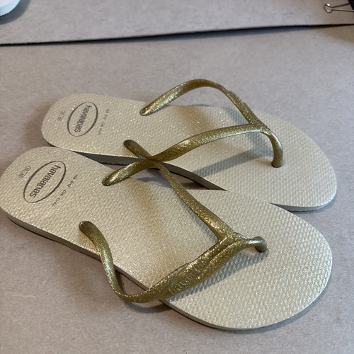 Havaianas slim gold with - havaianas,