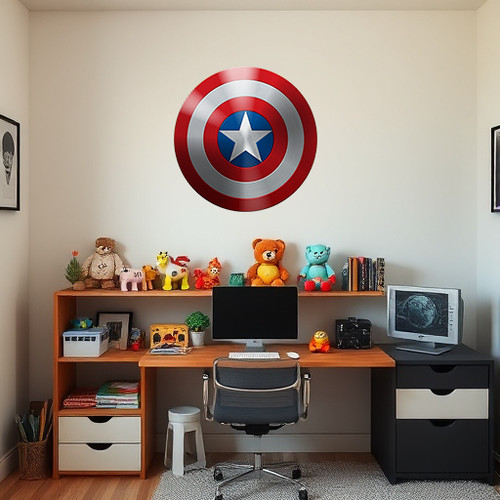 Adesivi scudo capitan america - scudo,
