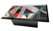 TAVOLINO TAVOLO CAFFE  LEGNO LACCATO G. OFFREDI PER SAPORITI DESIGN GEOMETRIC