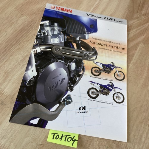 Yamaha yz426f wr426f 2001 - yamaha,
