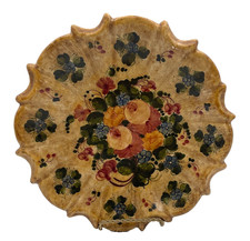 Raro piatto ceramica Biagioli CM Gubbio, Italia 7" #44 fatto a mano vintage, ottimo